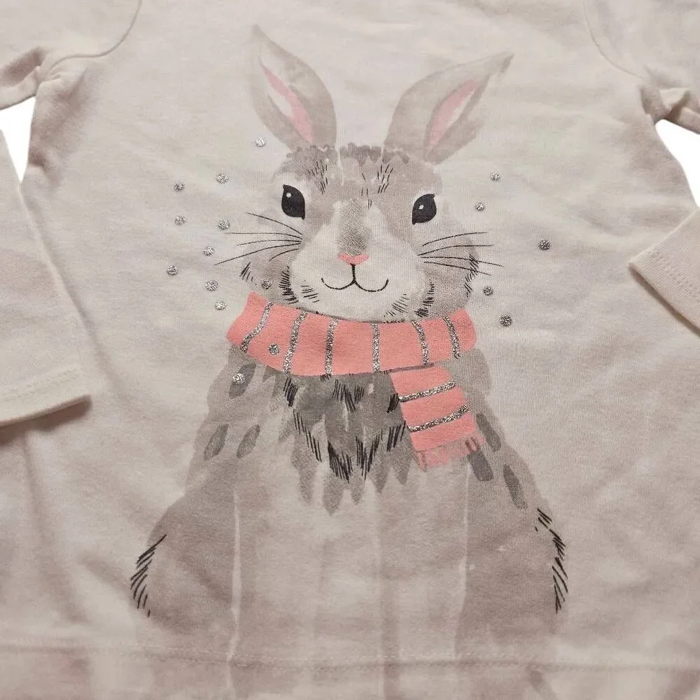 Carter's bunny rabbit longsleeve shirt 4T